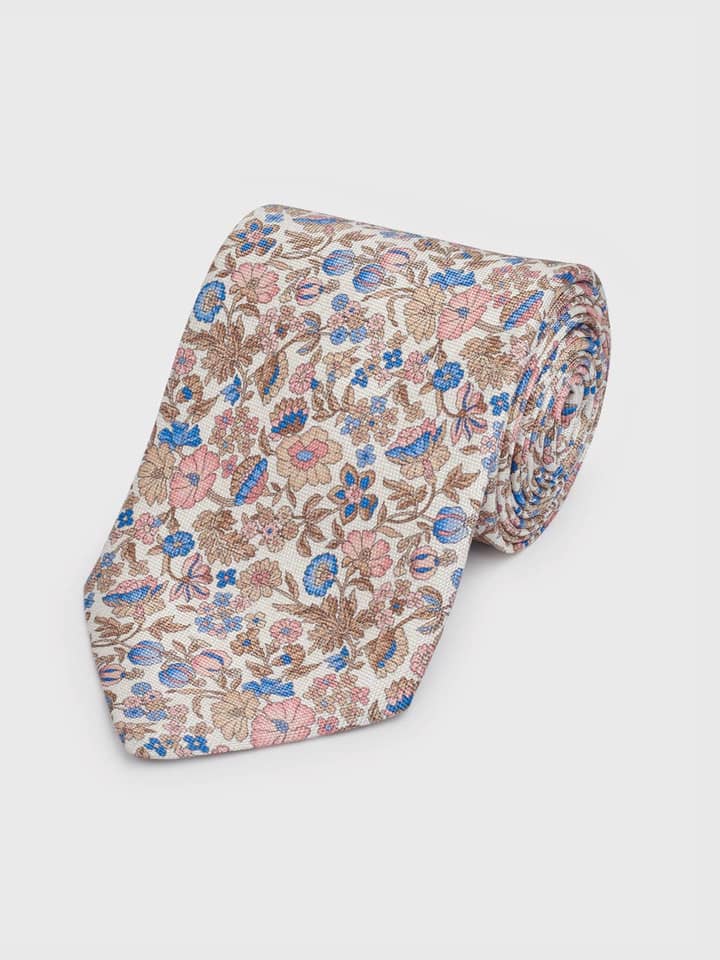 Men's Ditzy Floral Silk Tie