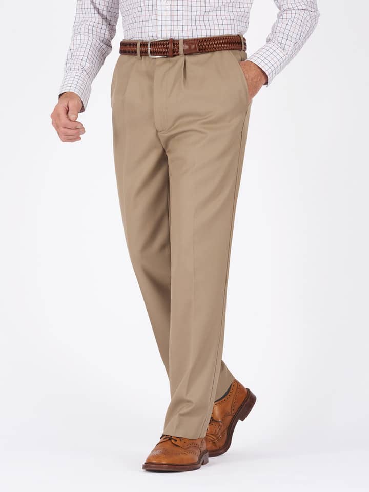Herrenhose „Fawn Cavalry Twill“