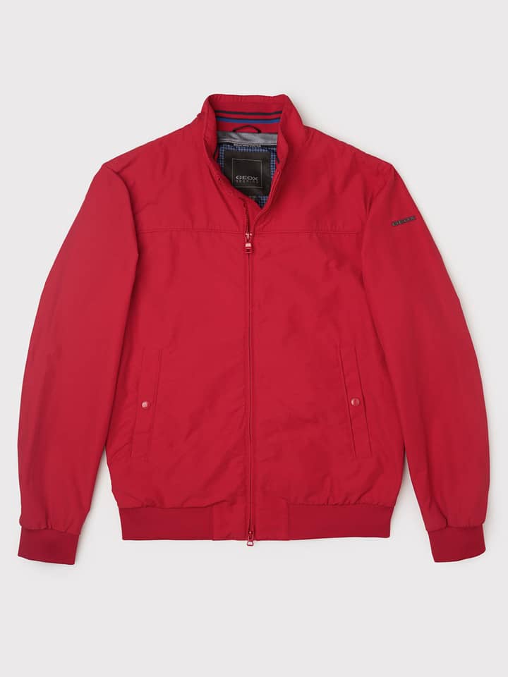 Rote Geox Light Bomberjacke