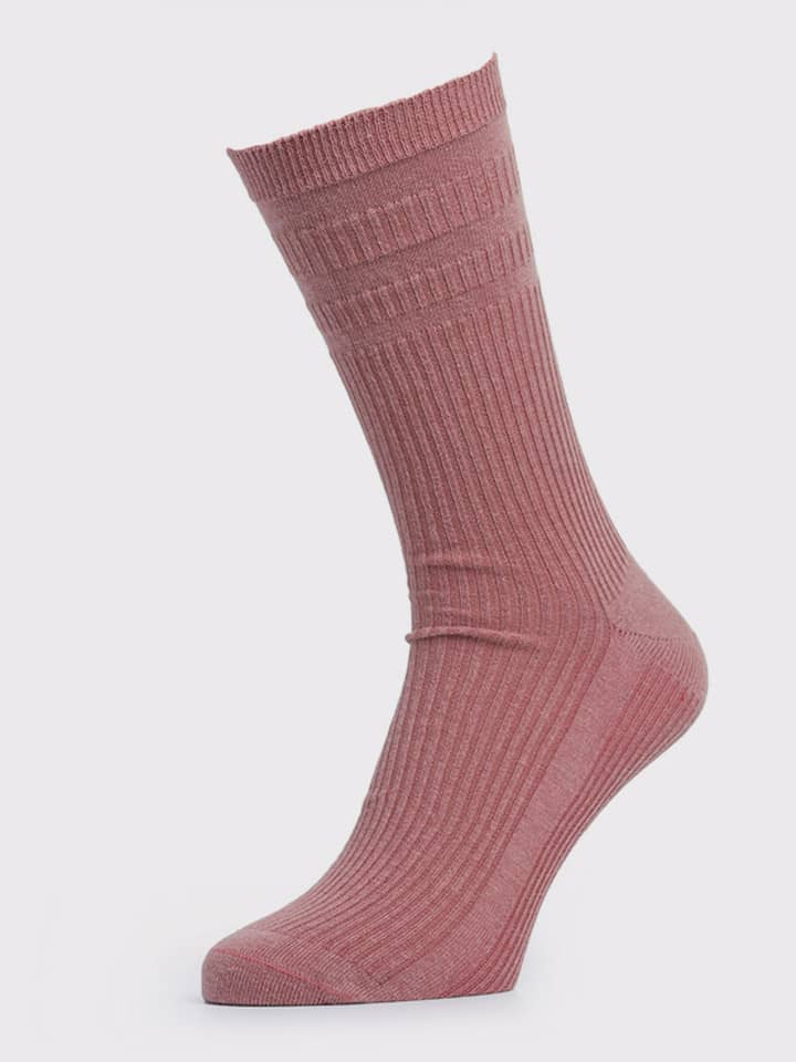 Rosa Softop-Socken