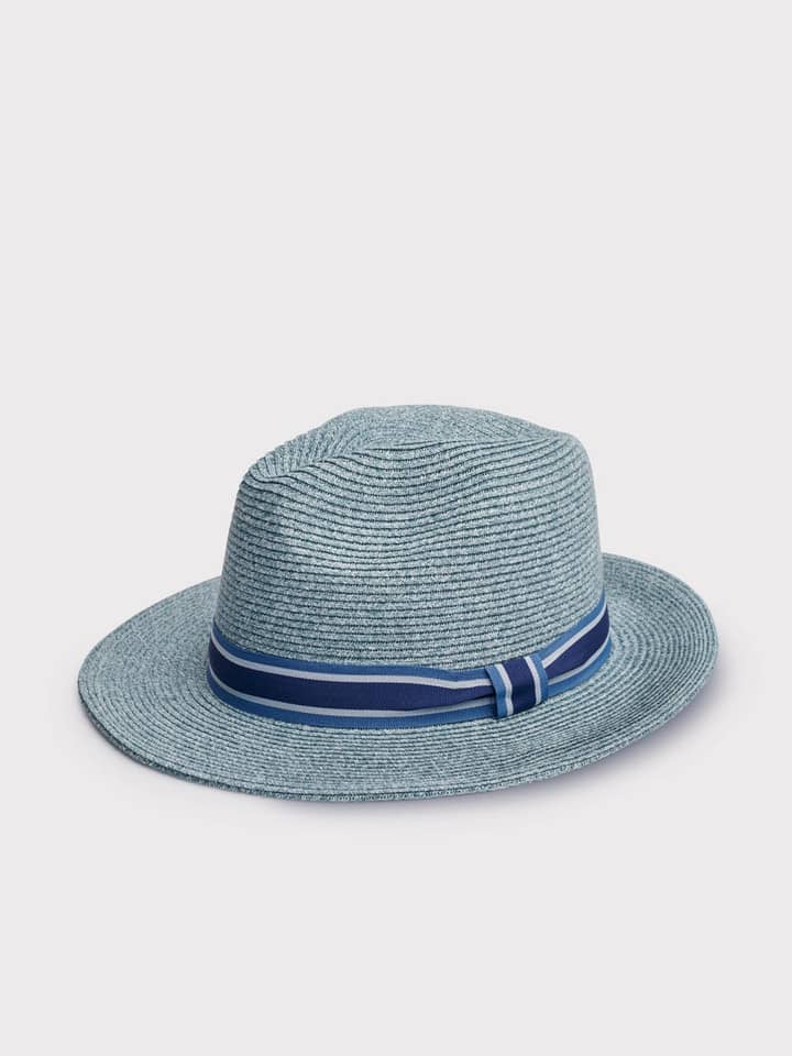 Herren-Fedora, blau